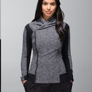 Lululemon Bhakti Jacket Coco Pique Black / Black SZ 8
